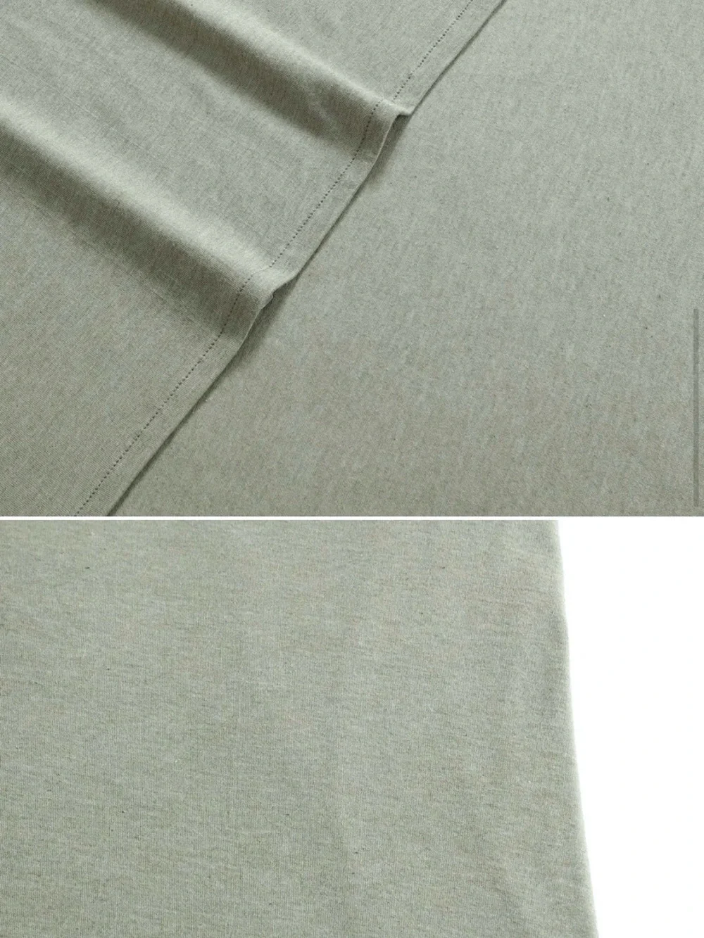 Calvin Klein Green Cotton Jersey Tencel Lyocell Sheet Set